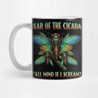 Brood Cicada Lover Year Of The Cicada 2024 Cicada Invasion Mug